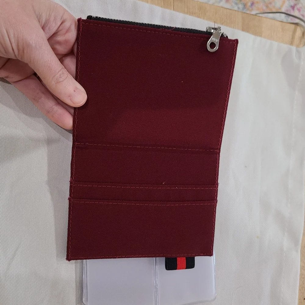Passport Sized TN Wallet Insert For Travelers Notebook W Extra Card Holders - Picture 3 of 6